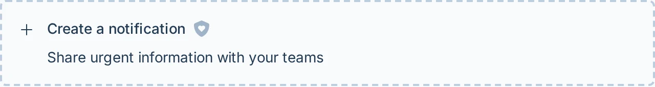 Notification banner in slowpitch.love, a softball communication hub for league managers